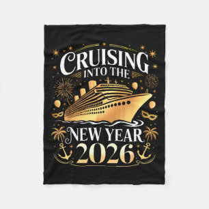 Cruising Into 2026 New Years Eve Party Favors Fami Fleece Blanket