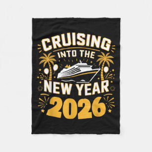 Cruising Into 2026 New Years Eve Party Favors Fami Fleece Blanket