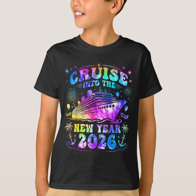 Cruising Into 2026 New Years Eve Party Favors Fami T-Shirt (Front)