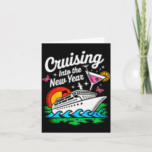Cruising Into 2026 New Years Eve Party Matching Fa Card