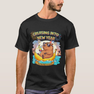 Cruising Into 2026 New Years Eve Party Matching Fa T-Shirt