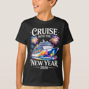 Cruising Into 2026 New Years Family Matching Men W T-Shirt