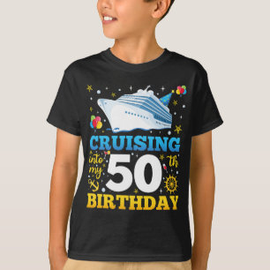 Cruising Into My 50 Birthday Party Boy T-Shirt