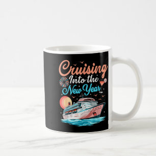 Cruising Into New Years Eve Party Countdown Happy  Coffee Mug