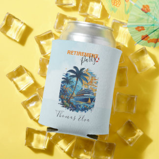 Cruising into Retirement Party, Cruise Party  Can Cooler