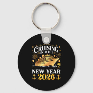 Cruising Into The 2026 New Years Eve Party Family  Key Ring