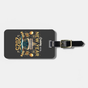 Cruising into the New Year 2025 Eve Family Crew  Luggage Tag