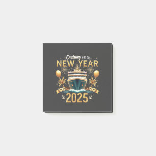 Cruising into the New Year 2025 Eve Family Crew  Post-it Notes