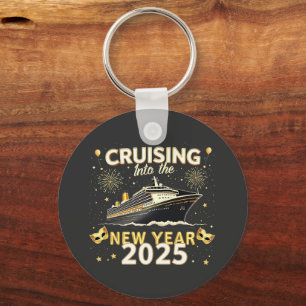 Cruising into the New Year 2025 Family Cruise Key Ring