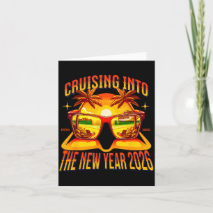 Cruising Into The New Year 2026  Card