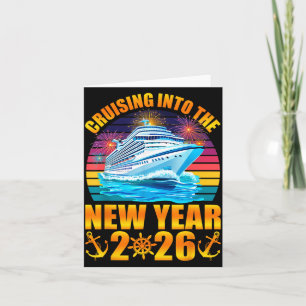 Cruising Into The New Year 2026 Cruise New Years E Card