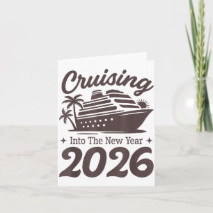Cruising Into The New Year 2026 Cruise Vacation Card