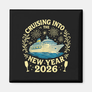 Cruising Into The New Year 2026 Happy New Year 202 Magnet