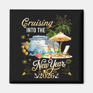 Cruising Into The New Year 2026 Happy New Year 202 Magnet
