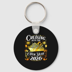 Cruising Into The New Year 2026 Happy New Year Fam Key Ring