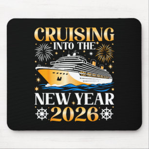 Cruising Into The New Year 2026 Happy New Year Fam Mouse Pad