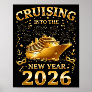 Cruising Into The New Year 2026 Happy New Year Fam Poster