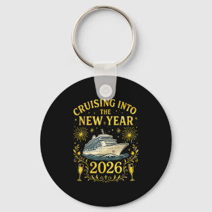 Cruising Into The New Year 2026 Happy New Year  Key Ring