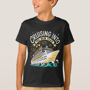 Cruising Into The New Year 2026 Matching Family Cr T-Shirt