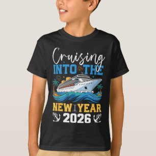 Cruising Into The New Year 2026 Matching Family Ho T-Shirt