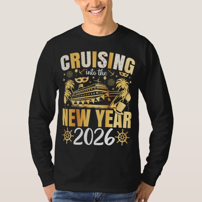 Cruising into the New Year 2026 Men LS T-Shirt (Front)