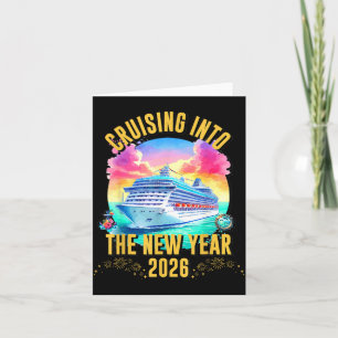 Cruising Into The New Year 2026 Ocean Lover Card