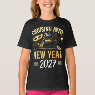 Cruising into the New Year 2027 Girl T-Shirt