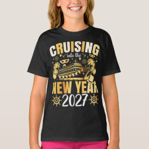 Cruising into the New Year 2027 Girl T-Shirt