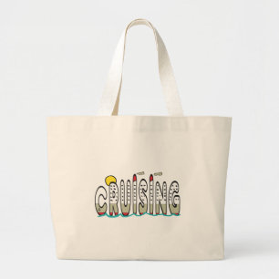 Cruising Large Tote Bag
