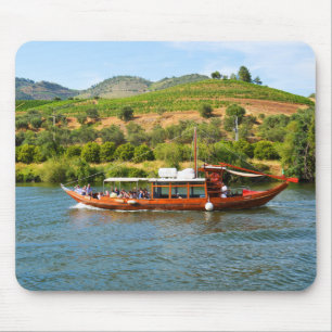 Cruising on the river Douro in Portugal Mouse Pad