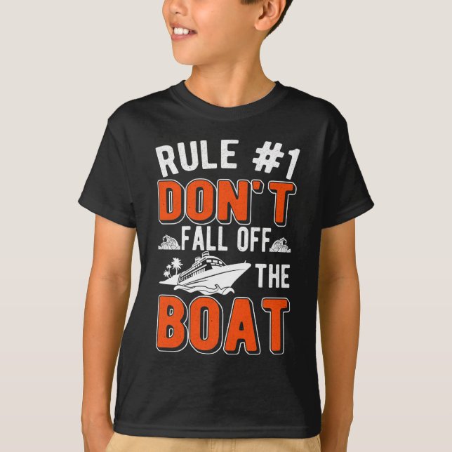 Cruising Rules Boat Funny Cruise Ship T-Shirt (Front)