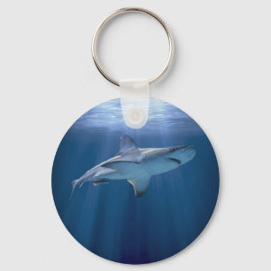 Cruising Shark Key Ring