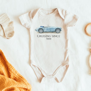 Cruising Since Classic Car Baby Bodysuit