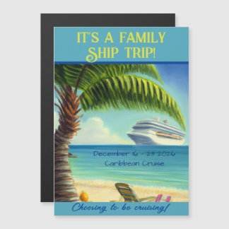 Cruising Stateroom Door Magnet Beach Scene