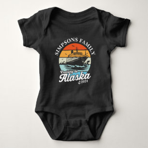 Cruising to Alaska Custom Family Matching Group  Baby Bodysuit