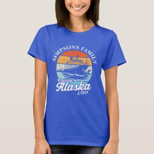 Cruising to Alaska Custom Family Matching Group  T-Shirt