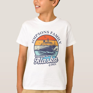 Cruising to Alaska Custom Family Matching Group T-Shirt