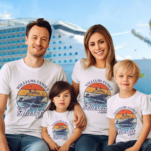 Cruising to Alaska Custom Family Matching Group  T-Shirt