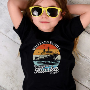 Cruising to Alaska Custom Family Matching Group  Toddler T-Shirt
