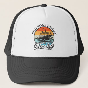 Cruising to Alaska Custom Family Matching Group Trucker Hat