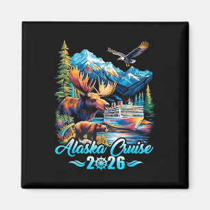 Cruising Together Alaska 2026 Cruise Ship Alaska V Magnet