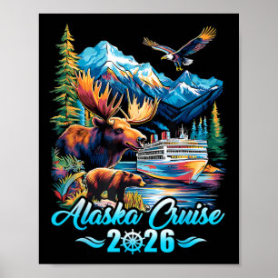 Cruising Together Alaska 2026 Cruise Ship Alaska V Poster