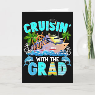 Cruising With The Grad 2026 Graduation Cruise Trip Card