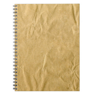 Crumpled Cardboard Texture Notebook