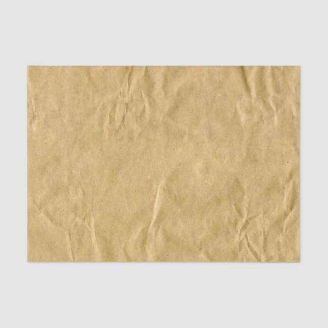 Crumpled Cardboard Texture Tissue Paper (Front)