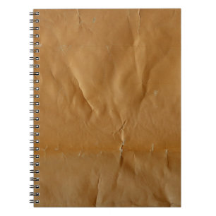 Crumpled, grungy paper background. Series - red. Notebook