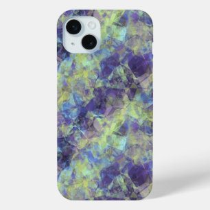 Crumpled Lavender Texture iPhone 15 Mini Case