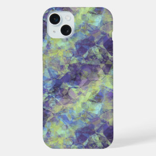 Crumpled Lavender Texture iPhone 15 Plus Case