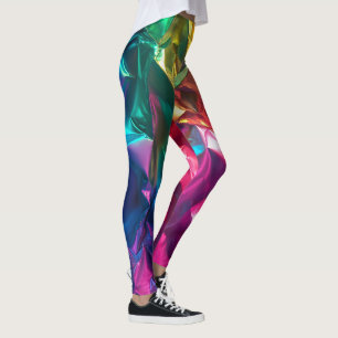 Crumpled Rainbow Leggings