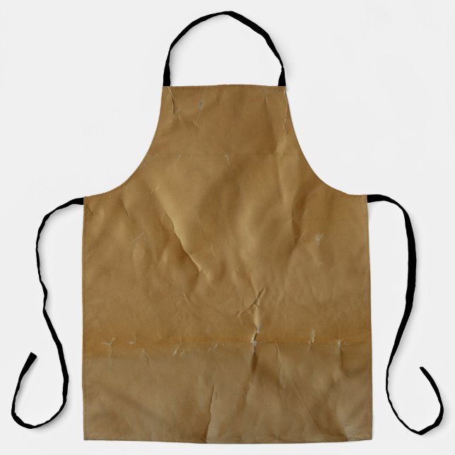 Crumpled red paper: grungy background. apron (Front)